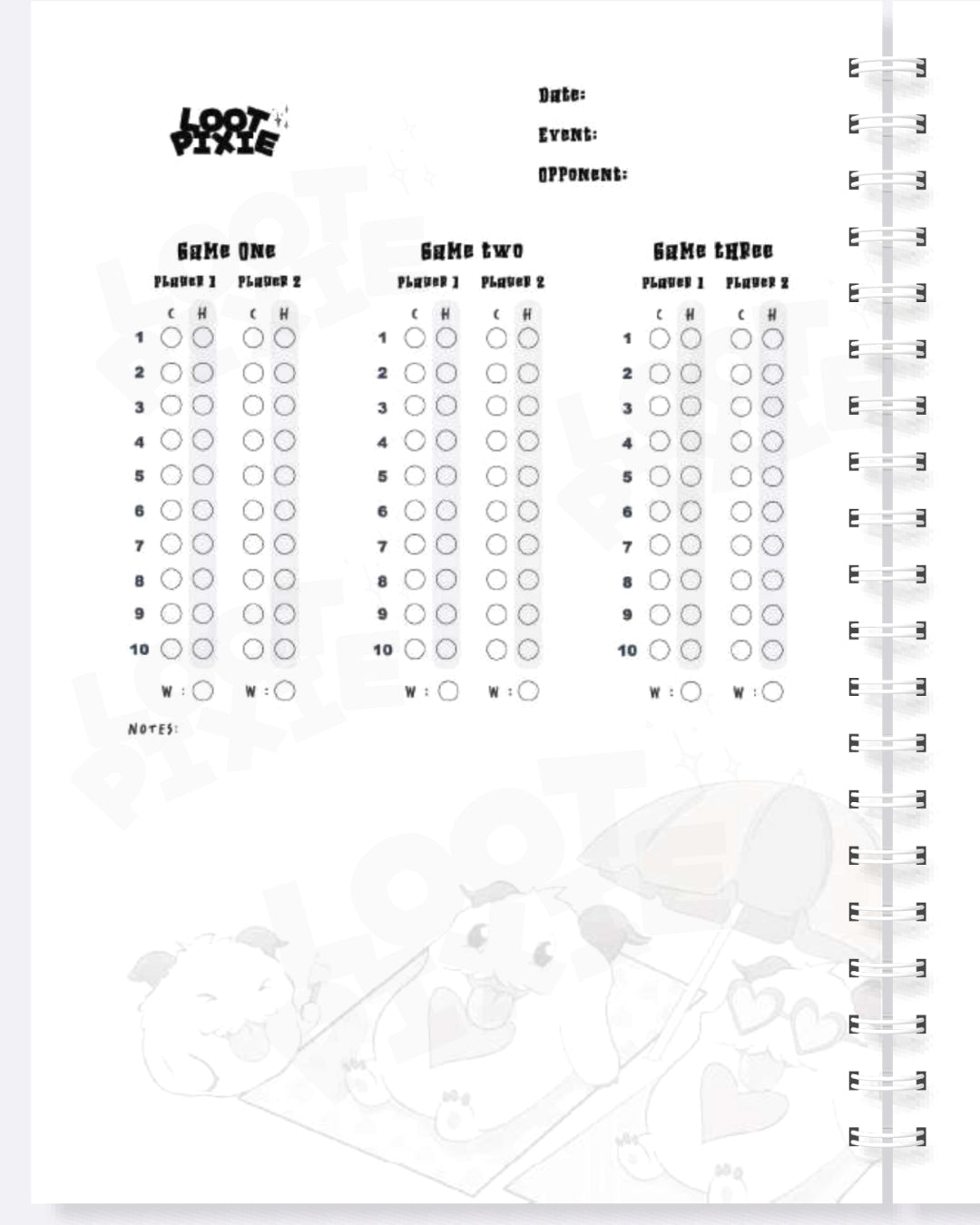 LIMITED EDITION Point Tracker : Beach Party